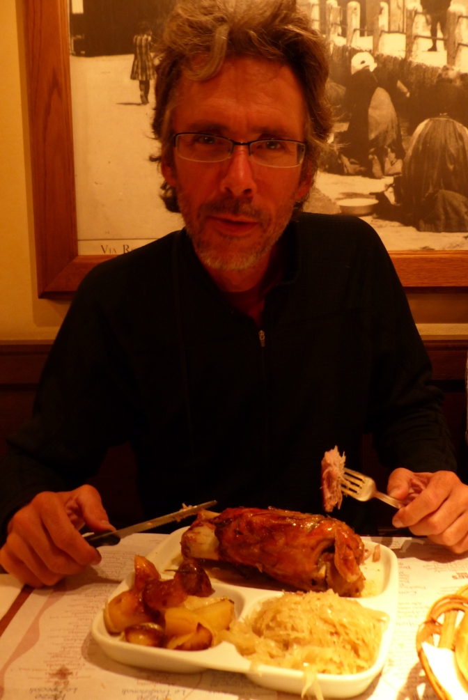 Paul and his pork hock.