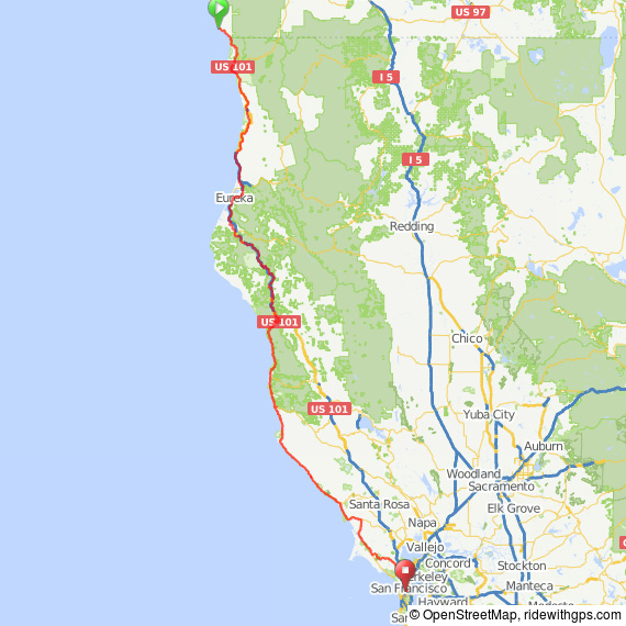 California route map